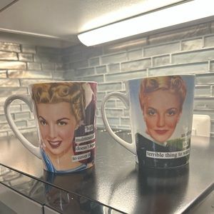 Set of Two Anne Taintor Coffee Mugs